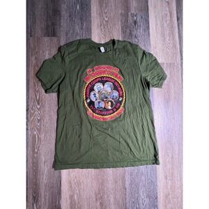 USA Strong T-Shirt Mens XL Green Excellent Semper Fi 5K Marine Corps Graphic Tee